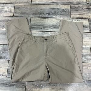 adidas Men's Tan Gold Pants clima cool size 36X32 EUC khaki color